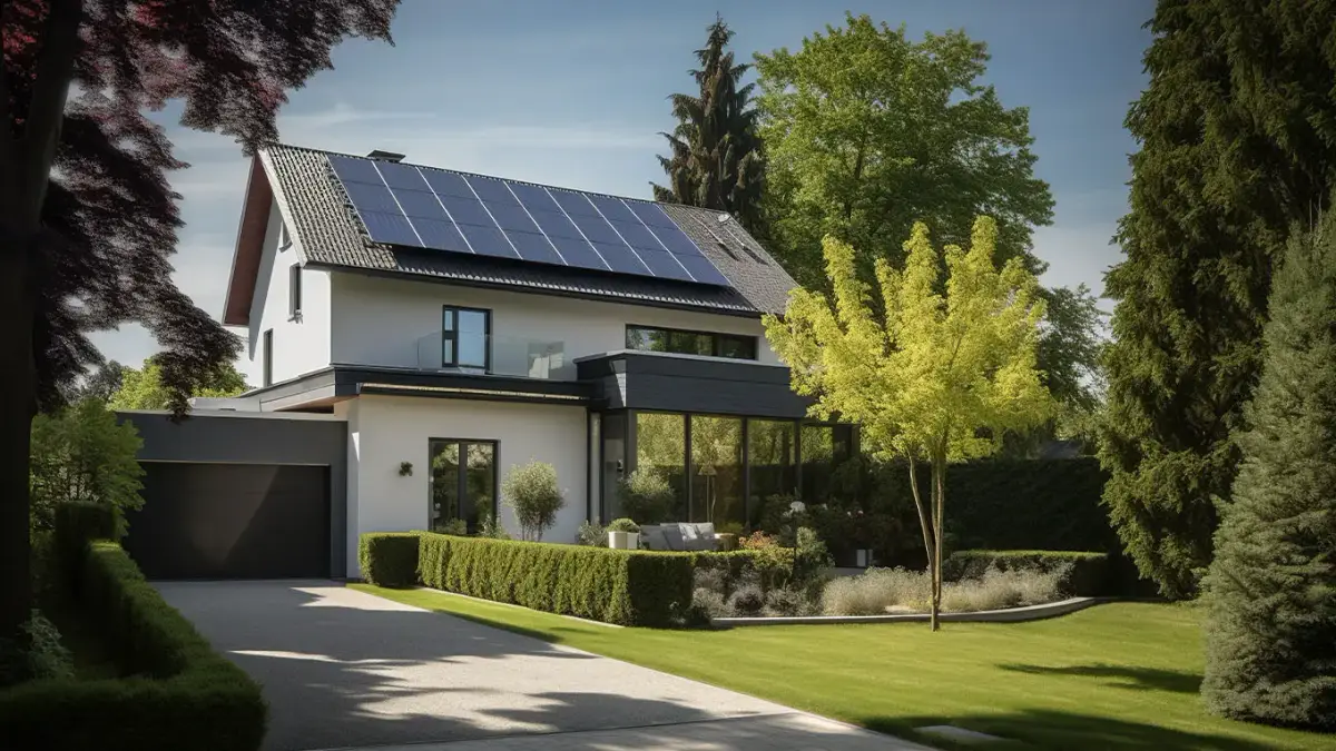 Einfamilienhaus mit PV Anlage