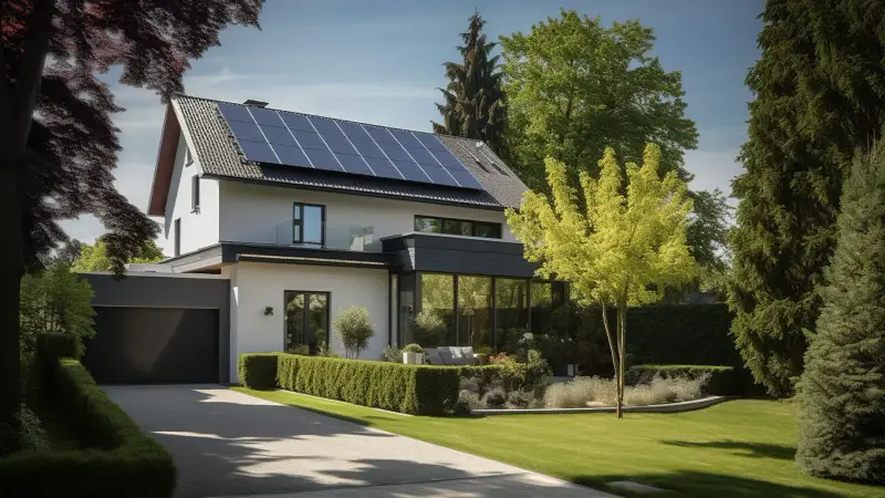 Einfamilienhaus mit PV Anlage