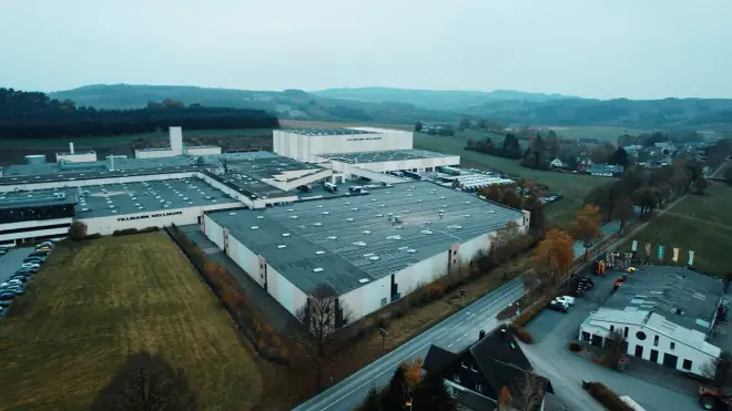 Photovoltaikanlage auf einem Unternehmen