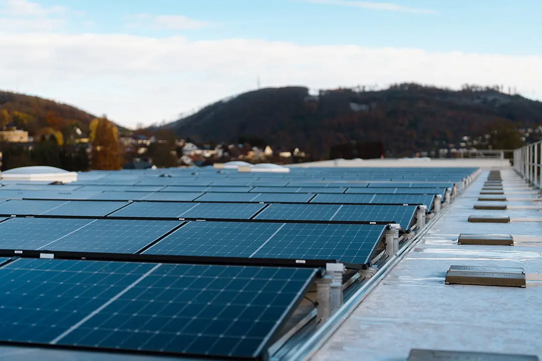 Photovoltaikanlage auf einem Unternehmen