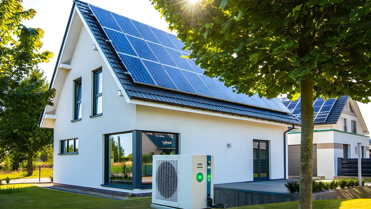 Hasu mit PV Anlage und Wärmepumpe