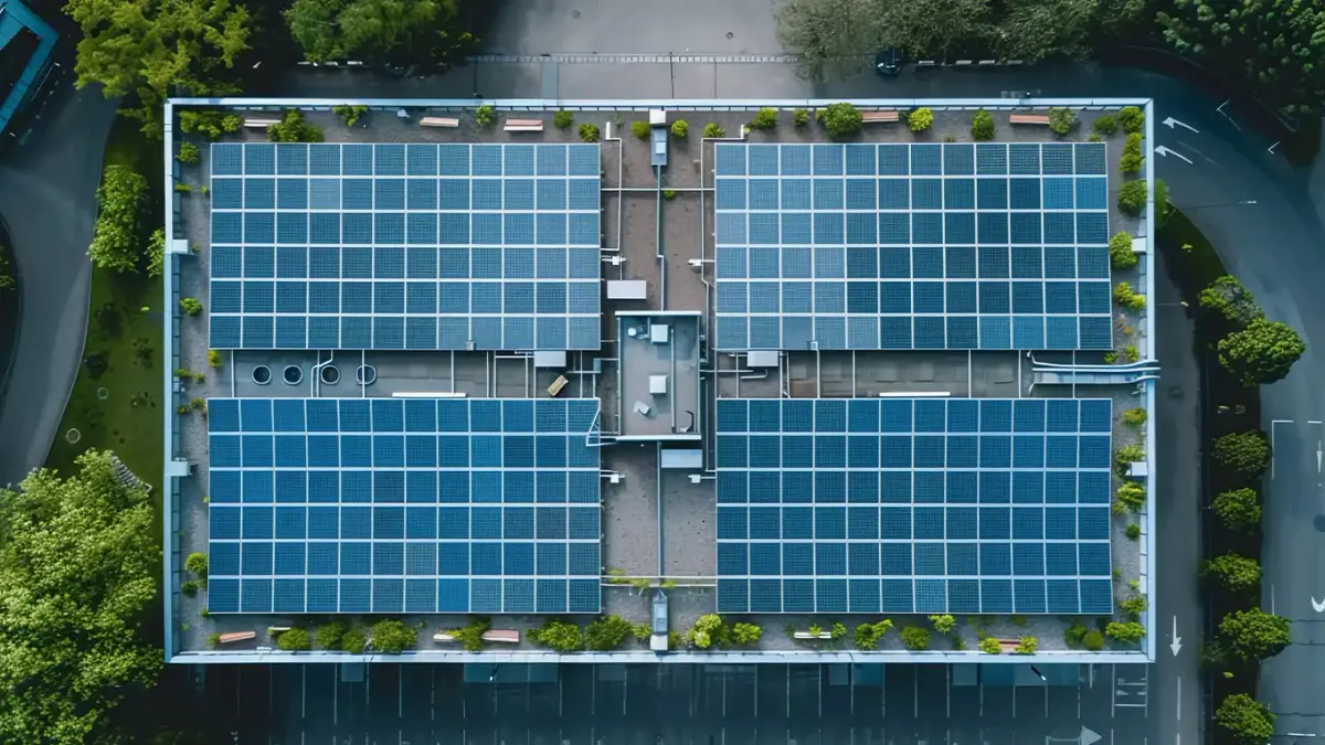 Photovoltaik auf Unternehmensdach