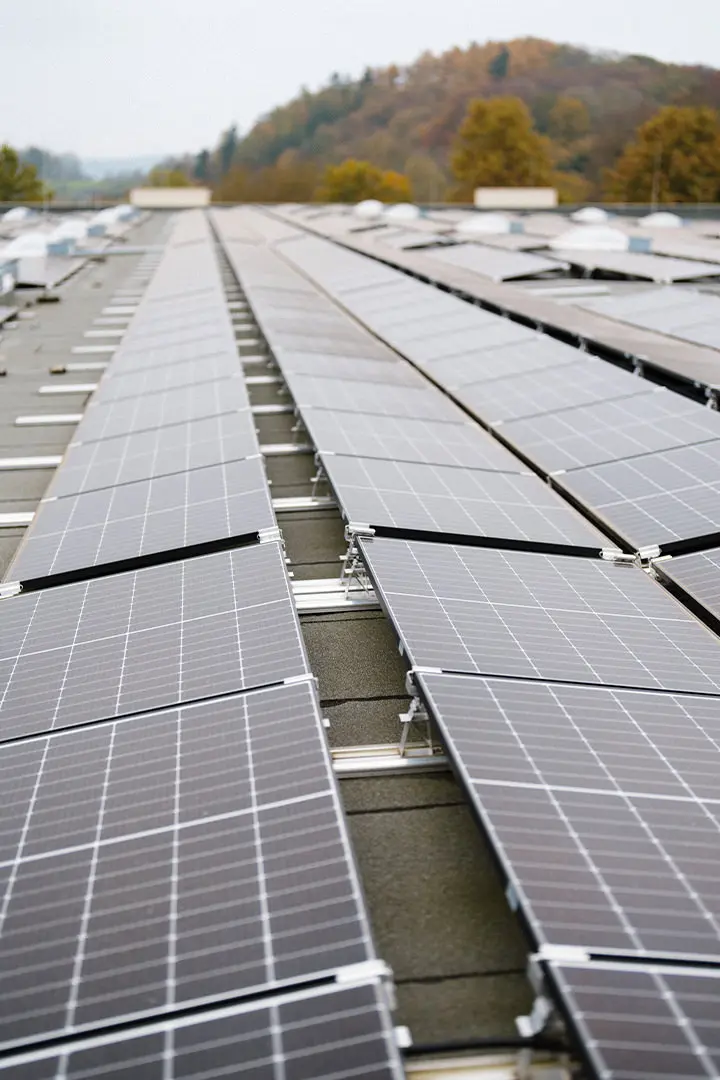 Photovoltaikanlage auf einem Unternehmen