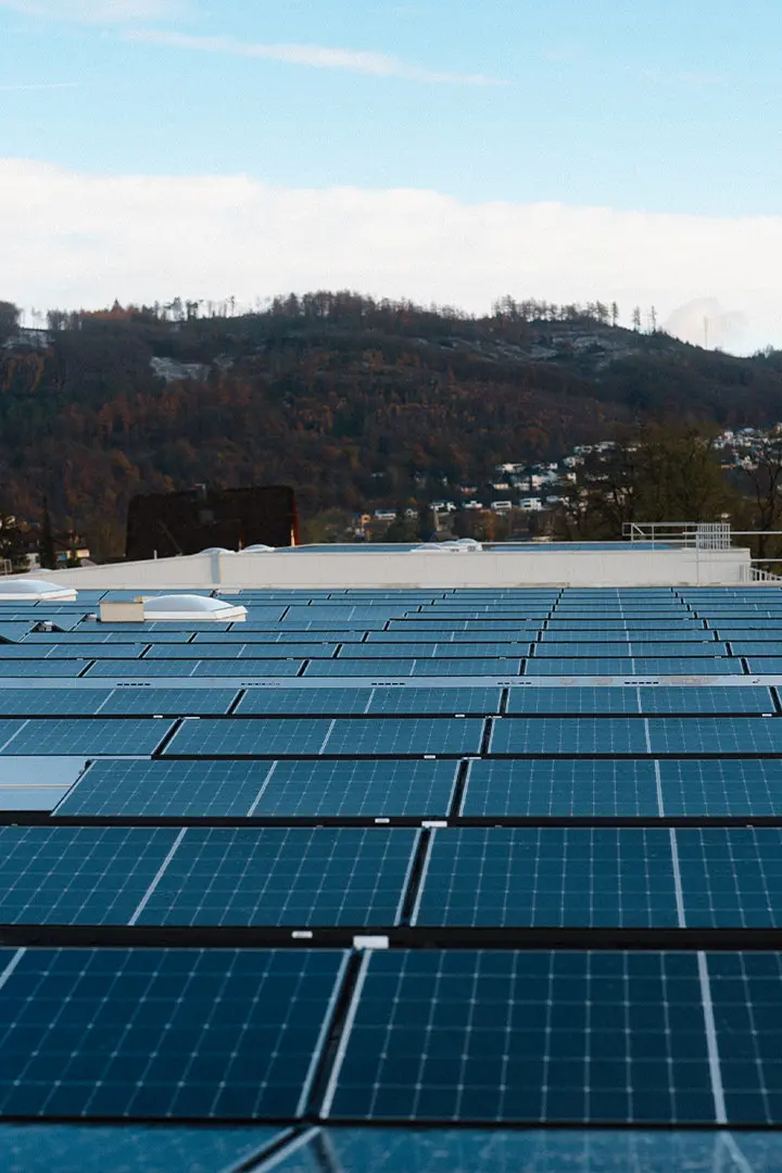 Photovoltaikanlage auf einem Unternehmen